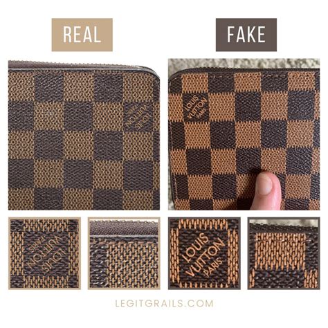 louis vuitton wallet vs fake|Louis Vuitton wallet original price.